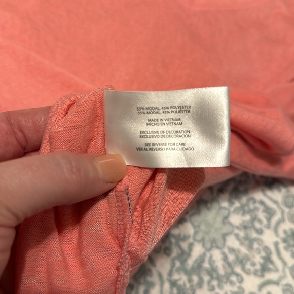 Women's V-Neck T-Shirt Trio - Pink, Black, and Green - Picture 7 of 7